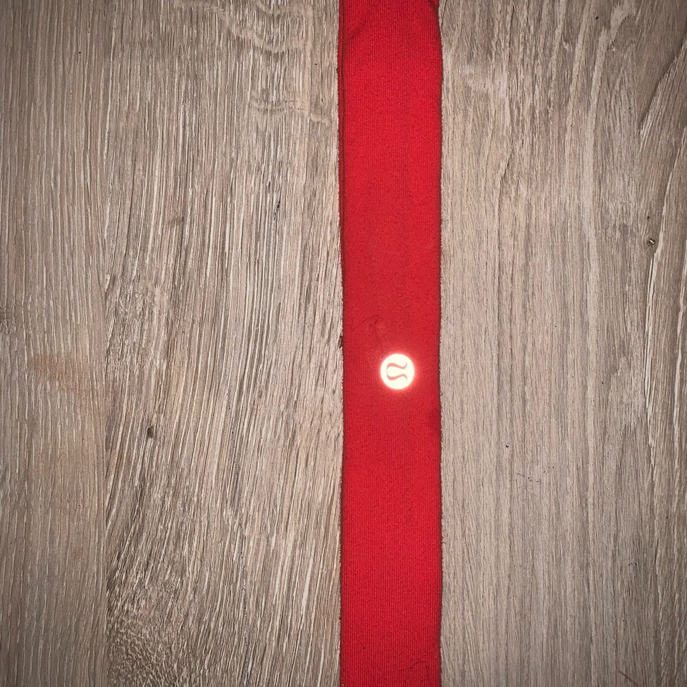 LULULEMON pink/red athletic headband